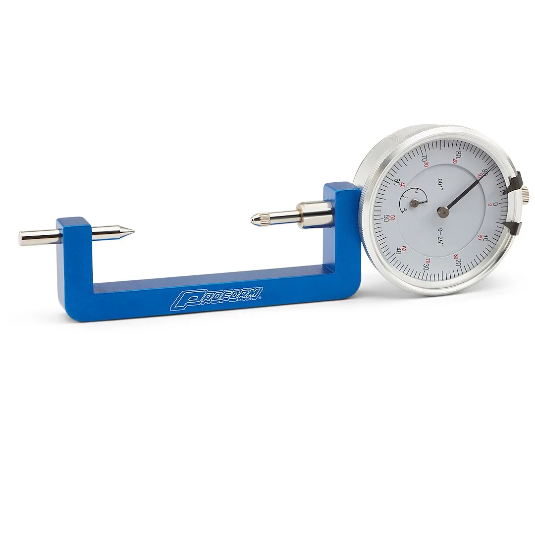 66788 – PROFORM Connecting Rod Bolt Stretch Gauge, 0.001 Dial Increments Blue Aluminum